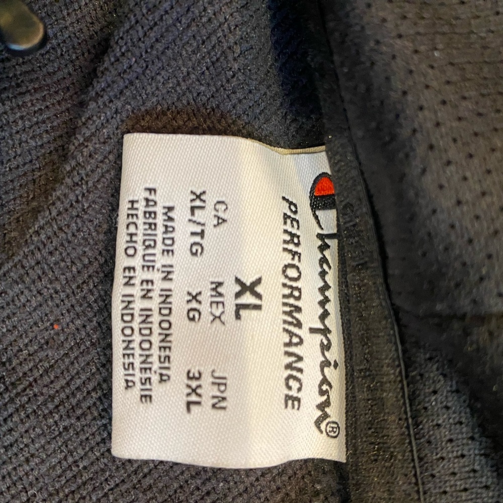 Men’s front zip hooded sweatshirt size XL by champion - Picture 6 of 6